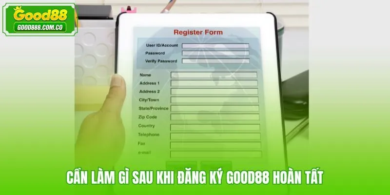 Các bước thiết lập tài khoản Good88 sau đăng ký để giao dịch mượt