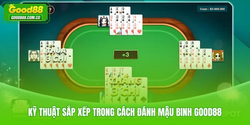 Cách đánh mậu binh Good88 theo kỹ thuật cân bằng sức mạnh cả ba tay