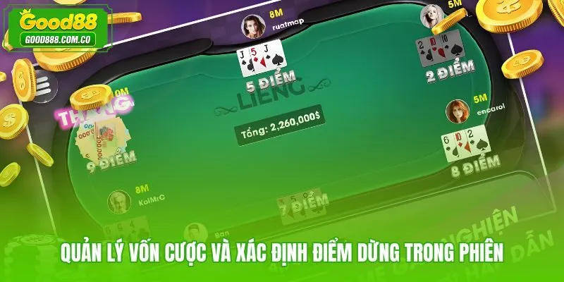 Chiến thuật đánh liêng Good88 với giới hạn thua và mốc chốt lời rõ ràng