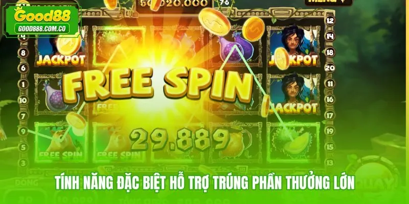 Tính năng Free Spin và Jackpot trong mèo may mắn Good88